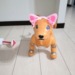 aibo猫耳カチューシャ苺みるく