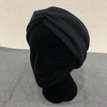 【送料無料】幅広ヘアバンド　黒スウェット