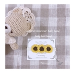 ＊natural himawari hair band＊新生児から使える＊柔らかヘアバンド＊ひまわり＊ベビードレス＊出産祝い＊ベビーヘアバンド＊セレモニー＊新生児＊ニューボーンフォト＊