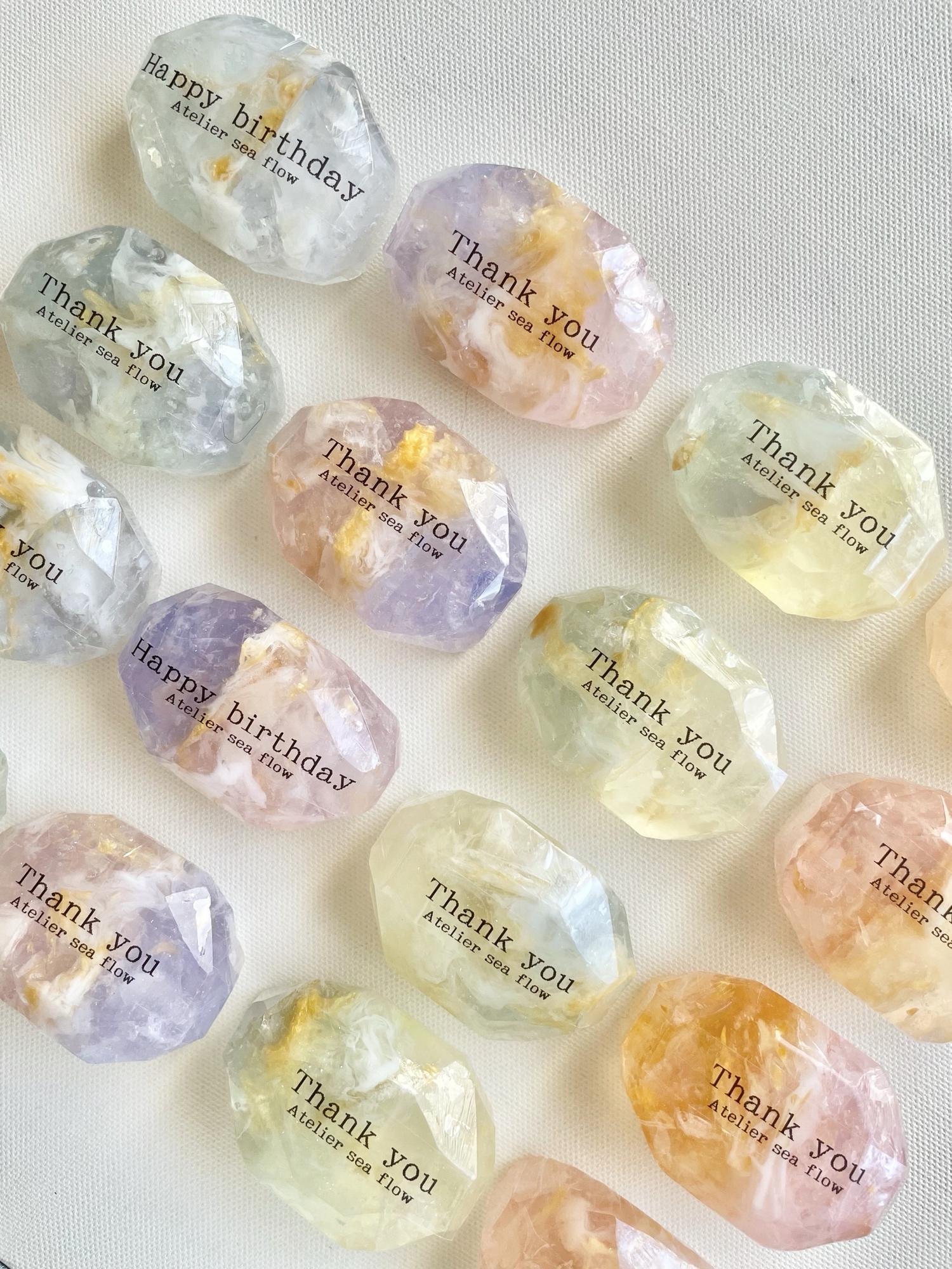 オーダー❣️宝石石鹸　プチギフト　geminids オーダー❣️宝石石鹸 スフィア プチギフト geminids