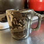 お父さんの陶芸☕️marble柄🌀コーヒーカップ☕︎展示💖