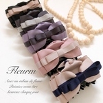 【送料無料】ハーフアップ バンスクリップ Raffinyribbon