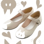 【先着2名2,000円オフ！！】猫ちゃんのやわらか♡もちもち♡ストラップガーリーシューズ