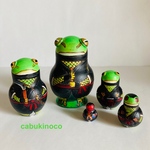 蛙忍者　マトリョーシカ　5個組