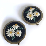 刺繍コンパクトミラー（手鏡）