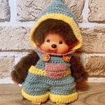 モンチッチ服 Sサイズ  ピクシーハット&サロペット 小人さんセット ④