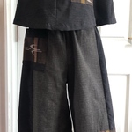 ☆ 久米島紬　ベスト　ワイドパンツ　セットアップ　☆