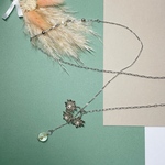 ●銀花とシルバーのラリエット