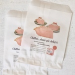 chiffon sheer pie de light☆平袋