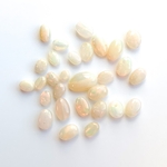 【2粒】エチオピアオパール　オーバル　スムース　約4.5-12*3.5-7.5*2.5-4.5mm