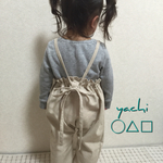 再販×3☆cotton linenのTexture布♡楽ちん長〜〜く着れる つなぎ