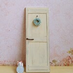 紫陽花リースのアンティークドア(blue)