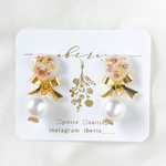 ♡ハートの恋ྀི 【イヤリング／ピアス】レジン 小ぶり アリッサム
