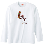 [ロングスリーブTシャツ] hamburger Penguin