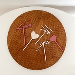 Love♡ケーキトッパー　5点セット