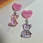 テディベア　ハート　アクセサリー　キッズアクセサリー