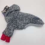 イタグレ服S ムックボア カモフラネック フーディー  犬服