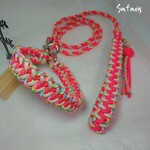 ★パラコードカフェリードS&ハーフチョークークSセット47(30-35cm)