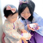 【再再販！】ひなまつりに和風ロゼット♡ 初節句 / 桃の節句 / ひな祭り / お食い初め / 七五三 / ちりめん / 100日祝い / リボン / 和柄 / さくら 