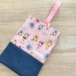 【ハロハリー様ご予約品】上履き入れ　アイスにゃんこ　ピンク