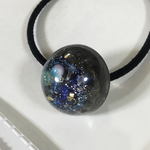 【日頃の感謝価格】オーロラ色の宇宙　ヘアゴム　レジン