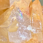 イシス˚✧₊⁎レインボー　タンジェリンクォーツ　クラスター
