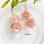大切な季節に揺れる桜の花イヤリング/ピアス