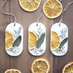 オレンジとユーカリ アロマワックスサシェ