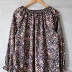 ご予約受付中/11月入荷予定♡リバティ＊ギャザーブラウス （9号)