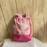 ⭐️値下げ⭐️【入園入学グッズ　コップ袋】単品　ピンクリボン　コップ袋