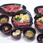 手切り肉のすき焼きコース・2名様コース