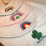 まんまるスタイ　刺繍