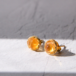 トルマリンのプチ鉱石ピアス💎
