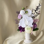 【 仏花 ーはくれんー 】アーティフィシャルフラワー　胡蝶蘭