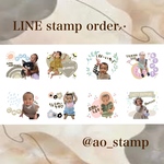 LINEスタンプ　8個〜