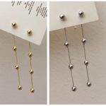 ボールチェーン＊ピアス＊ゴールド＊シルバー