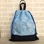 【半額セール】体操服袋☆持ち手つき☆裏地なし☆ブルー
