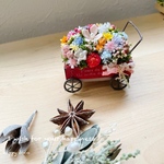 《新作》＊.・.＊。お花たっぷり＊フラワーカート＊。・＊