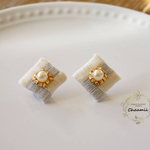 刺繍ピアス