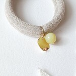 レモンジェイドのヘアゴム＊天然石