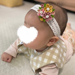 ❁﻿受注制作❁﻿ 3way ヘアバンド ベビークリップ お食い初め 100日祝い 桃の節句 に♡