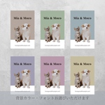 《うちの子専用名刺》ペットの名刺・セミオーダー・お写真1枚お入れします♪