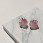 スターチスレジンピアスピンク2