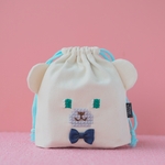  くまみみきんちゃく　しろくま