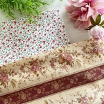 横長カットクロス２枚セット【31㎝×54cm】《大きめ》《花柄》《生成系》《ベージュ系》《横長》