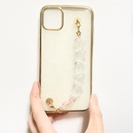 ハート が いっぱい ♡ キーリングハンガー スマホチェーン ✧ 両面テープ で 貼り付ける タイプ ！