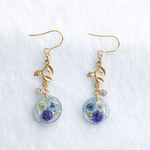 冬花の宝石ピアス/イヤリング