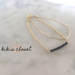 【kiki's closet】ブラックビーズブレスレット