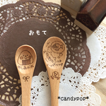 空腹ねこちゃんとおにぎり❤︎*candypop*木製スプーン