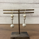 コットンパール×メタルバーピアス